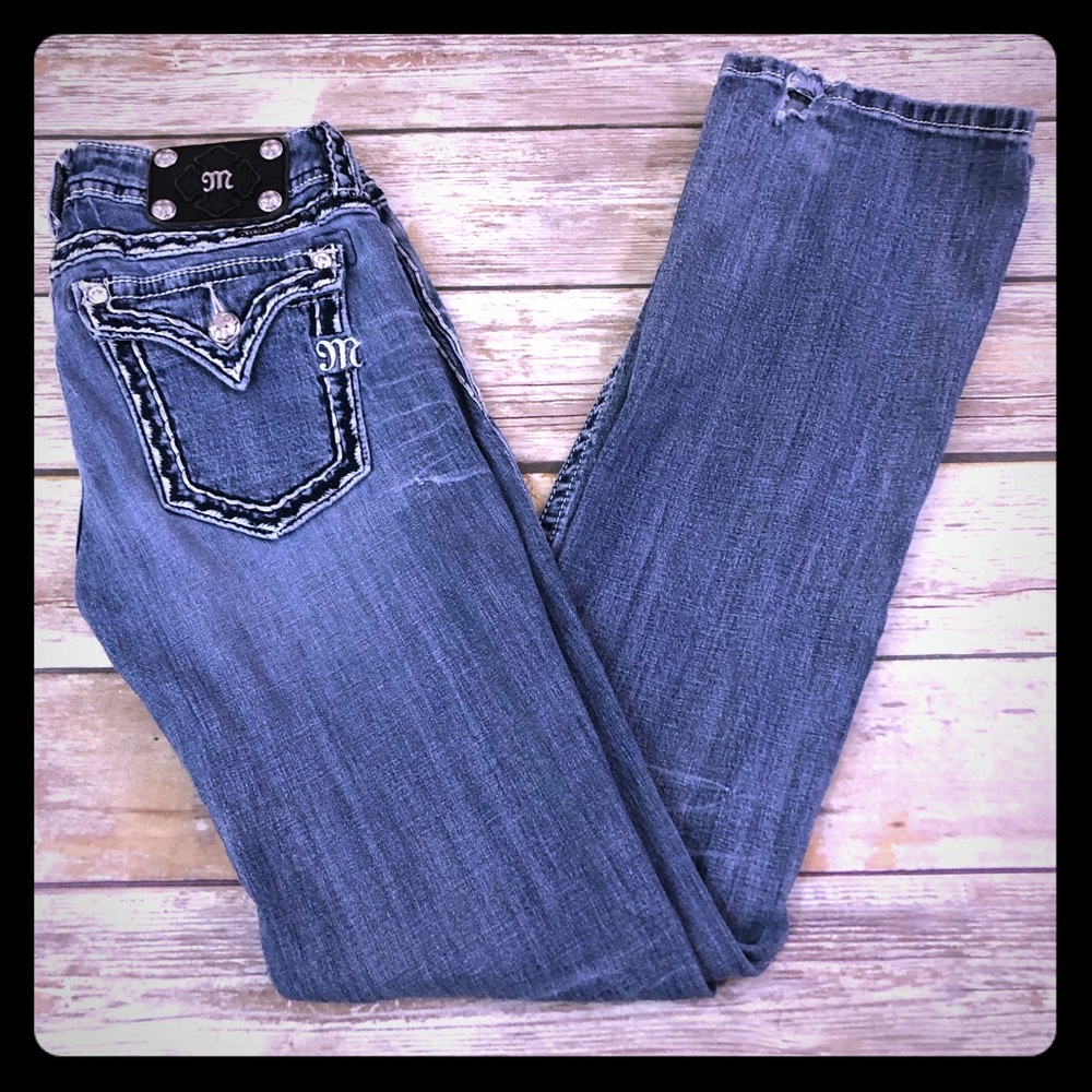 Miss Me jeans bootcut women’s size 27 light wash - Picture 1 of 8